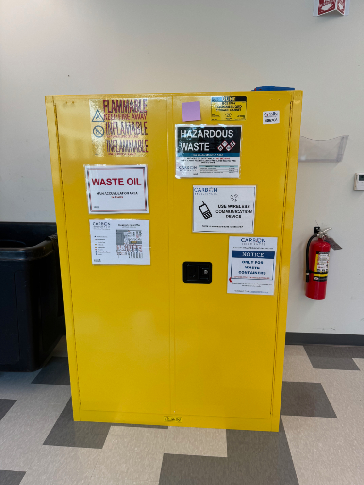Image of ULINE 90 Gallon Flammable Liquid Storage Cabinet